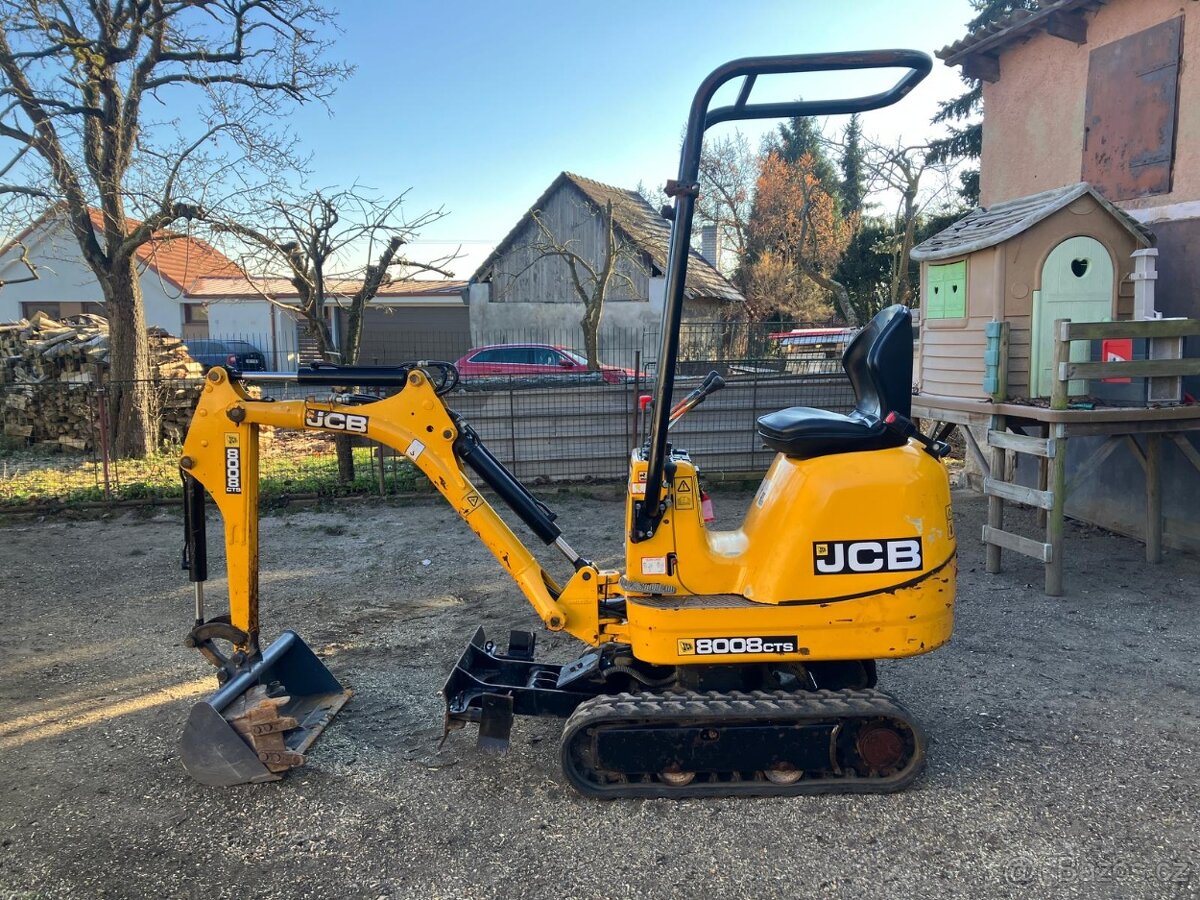 Prodám minibagr JCB 8008 CTS