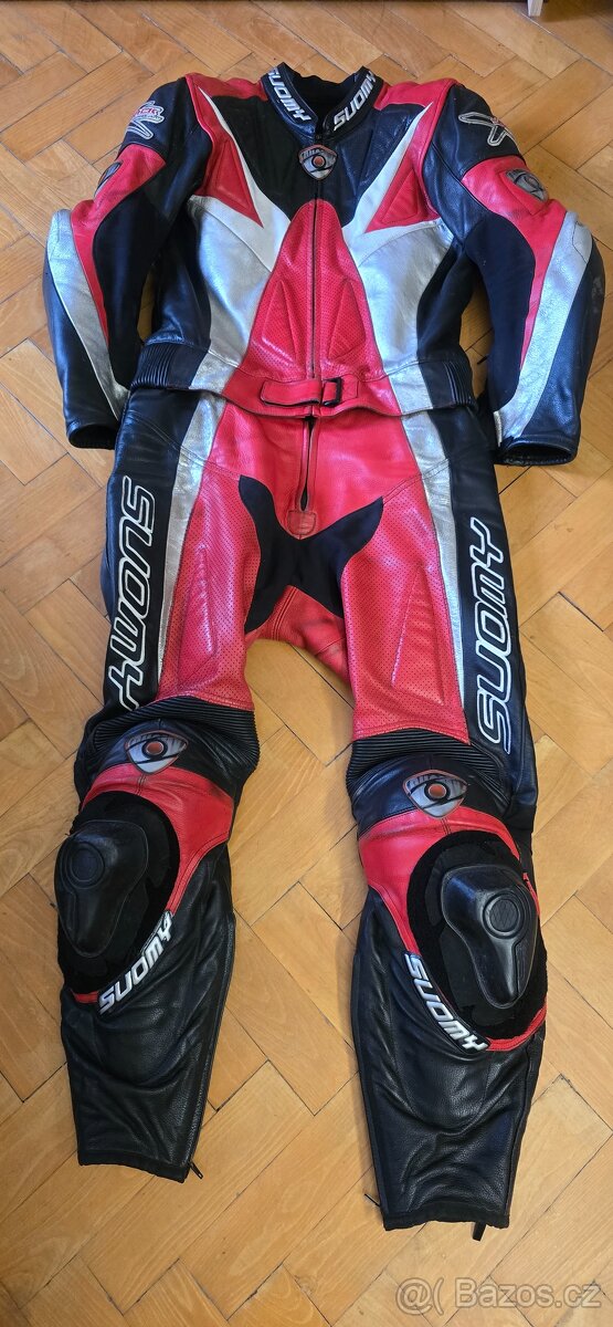 Dvoudílná kožená kombinéza