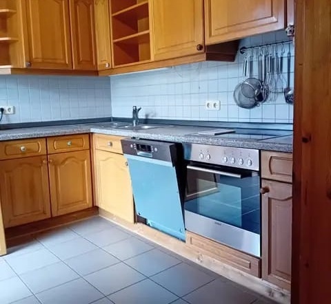 Kuchyněprotebe rustikalní, venkovská, rovná 290 cm