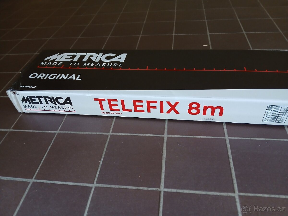Teleskopická měřící tyč 8m