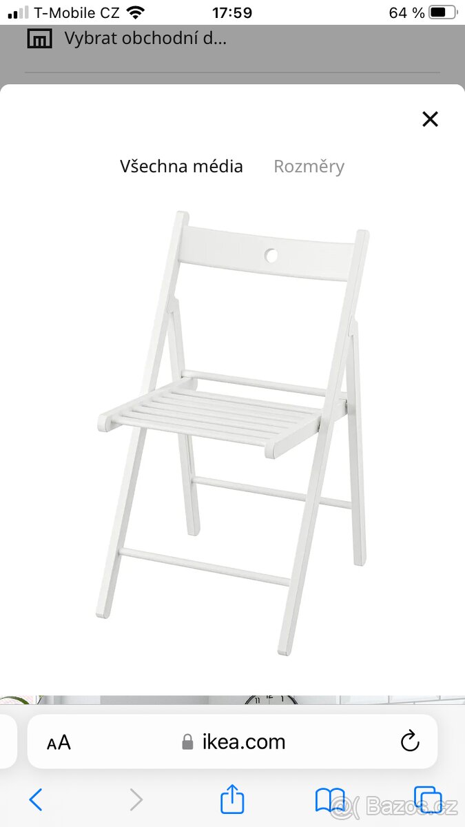Skládací Židle Ikea