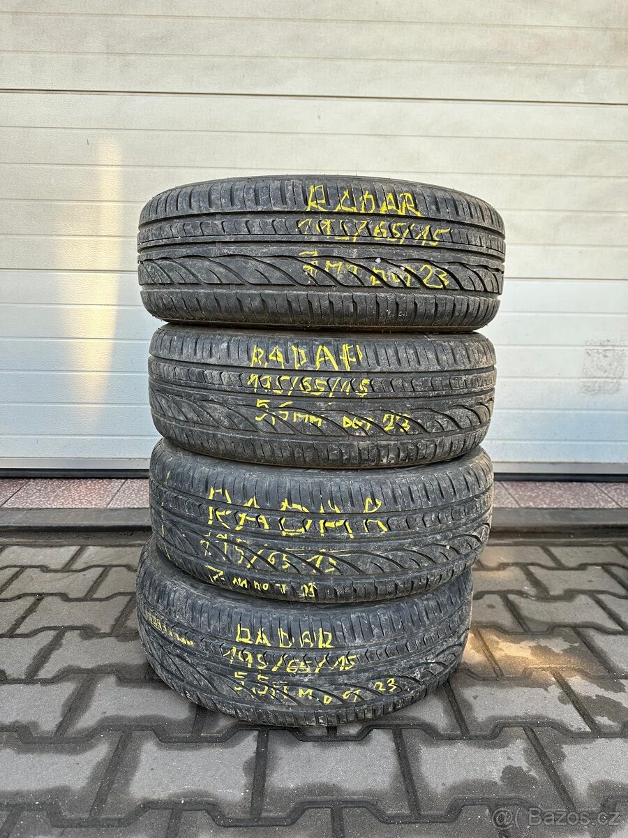 RADAR 195/65/15 (2023 - 2x 5,5mm; 2x7mm)