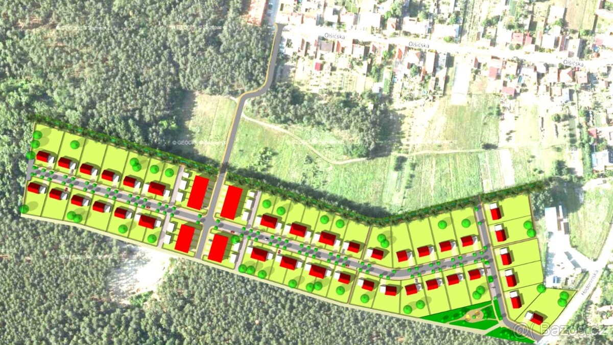 Vracov,Olšíčka,pozemek 16a,garáže,vybavenost,atd.