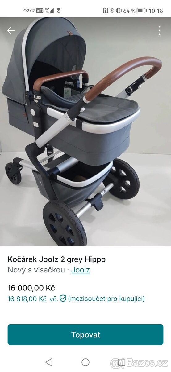 Nový kočárek Joolz