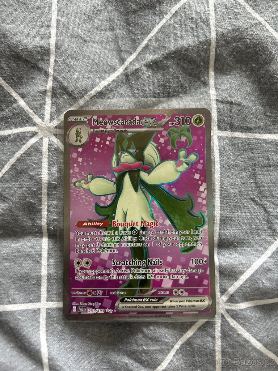 Pokémon karta - Meowscarada EX