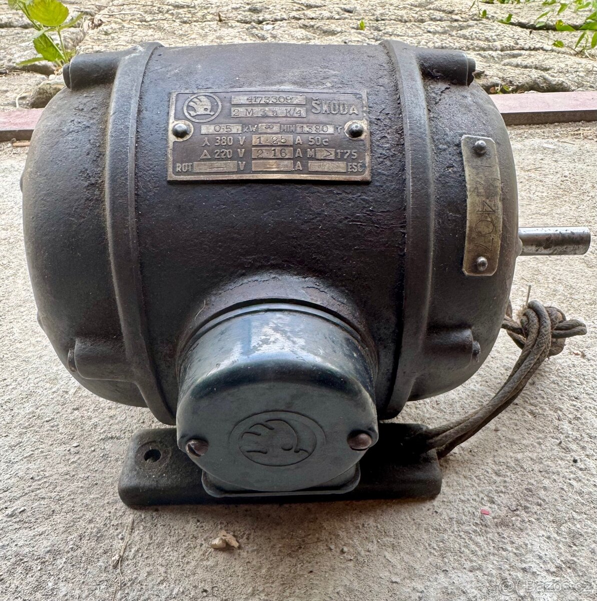 Elektromotory značky Škoda