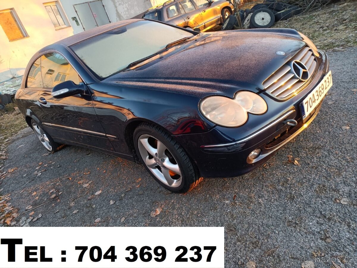//Mercedes CLK 270cdi , w209,125kw, 2005//DÍLY