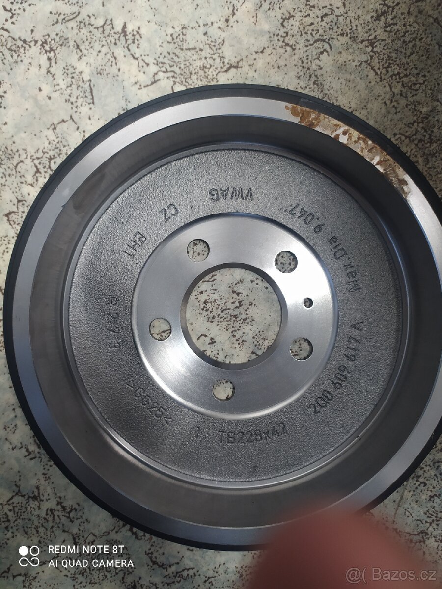 Brzdové bubny na koncern vw
