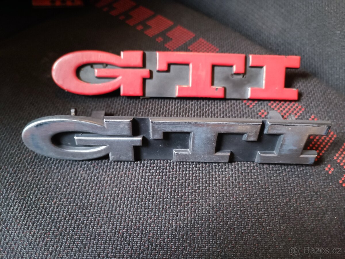Znaky GTI golf mk3