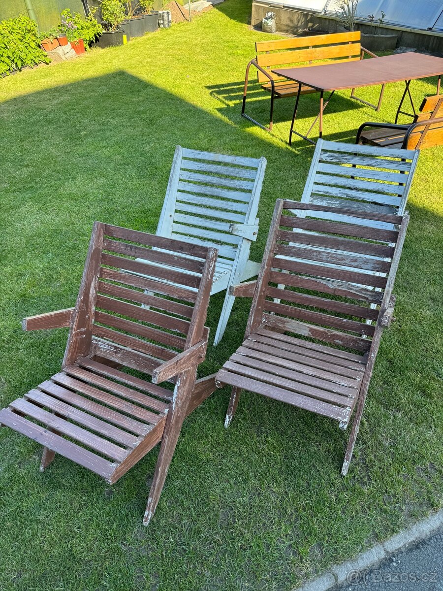 Zahradní židle rozkládací