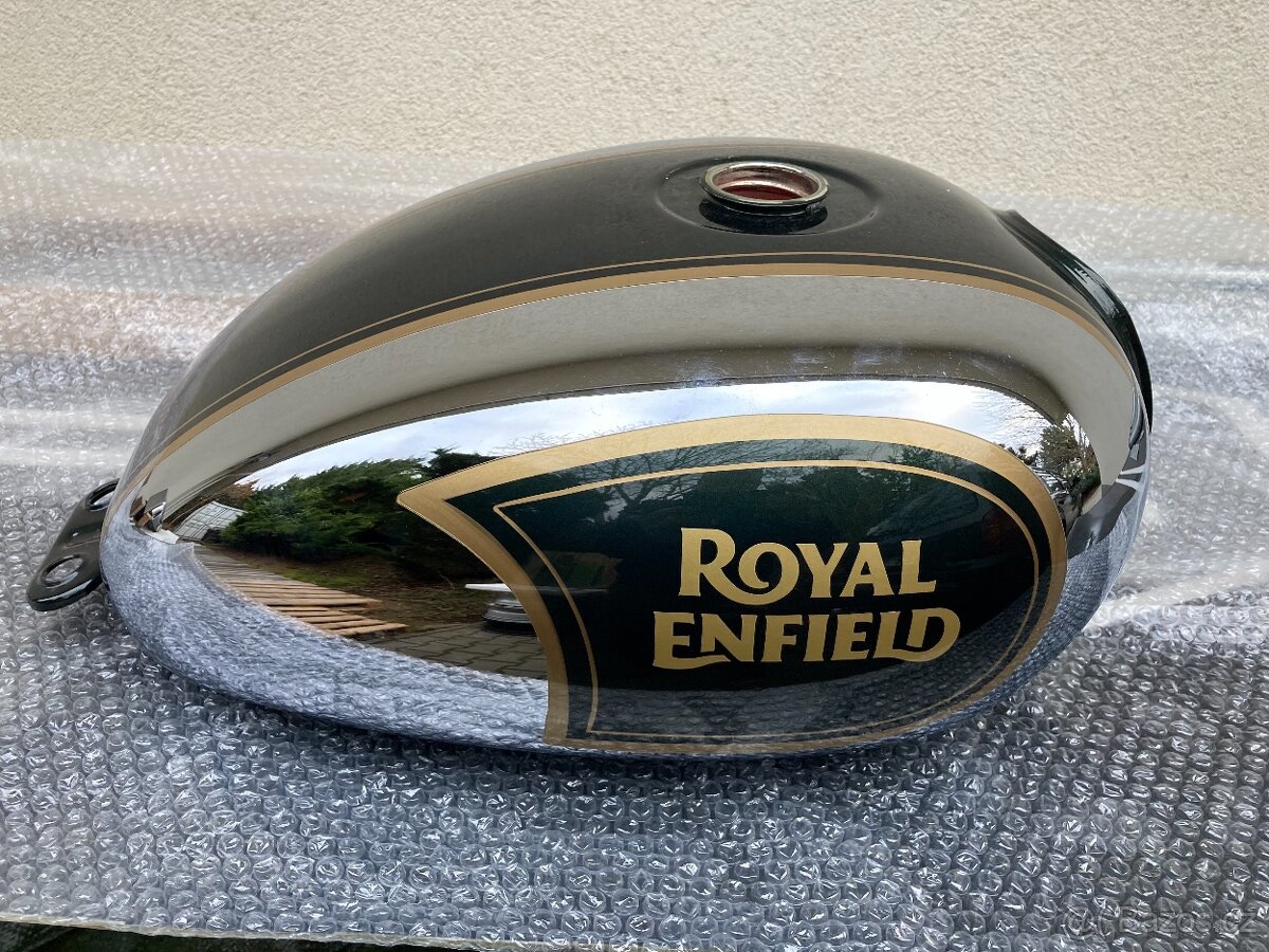 Royal Enfield-benzínový nádrž