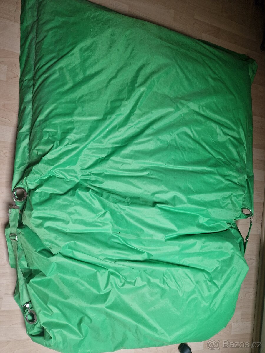sedací vak zelený