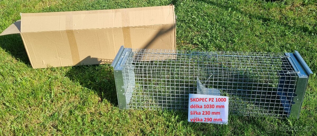 Past oboustranná na kuny, lasičky a toulavé kočky