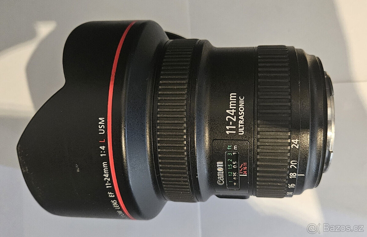Ultraširokoúhlý zoom objektiv Canon EF 11-24 mm f/4 L USM