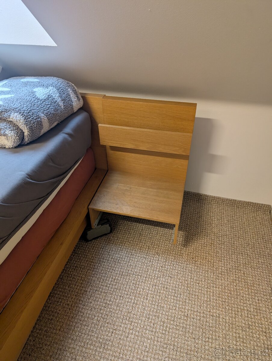 Malm 200x180cm + noční stolky