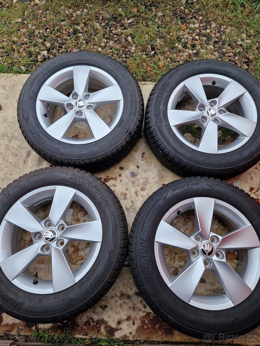 4x ALU originál Škoda FABIA IV model Hadar