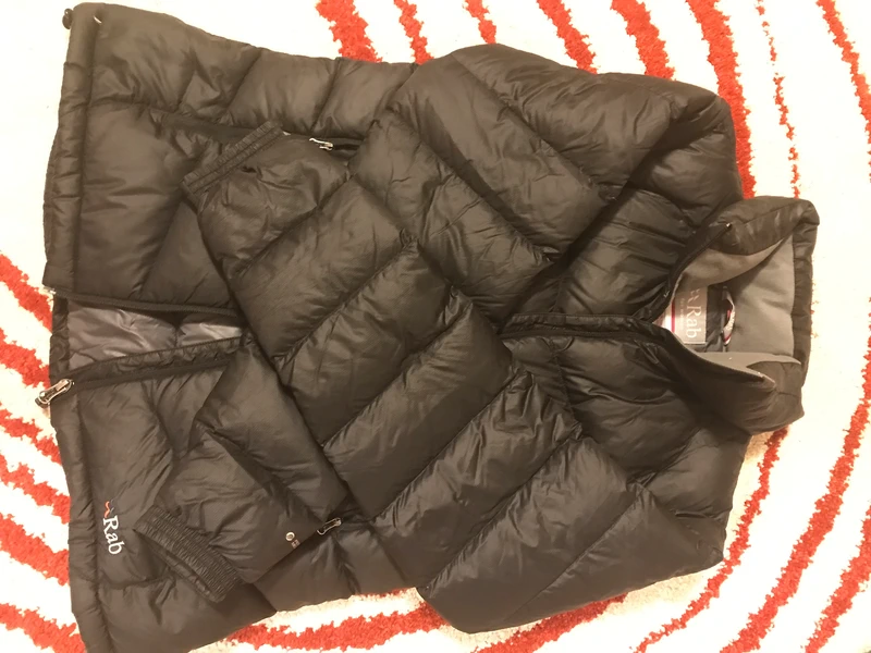 Péřová bunda Rab, W, vel. L