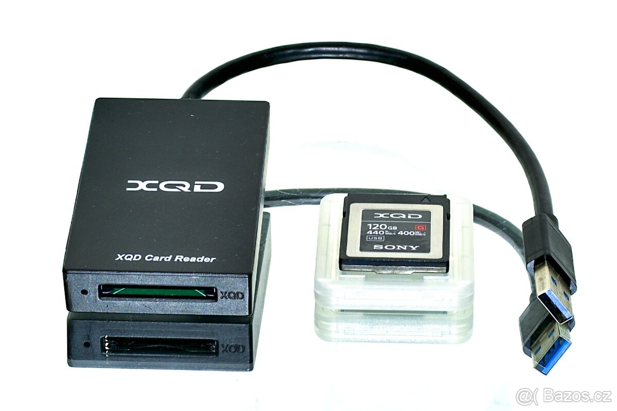 XQD 120GB Sony + čtečka USB