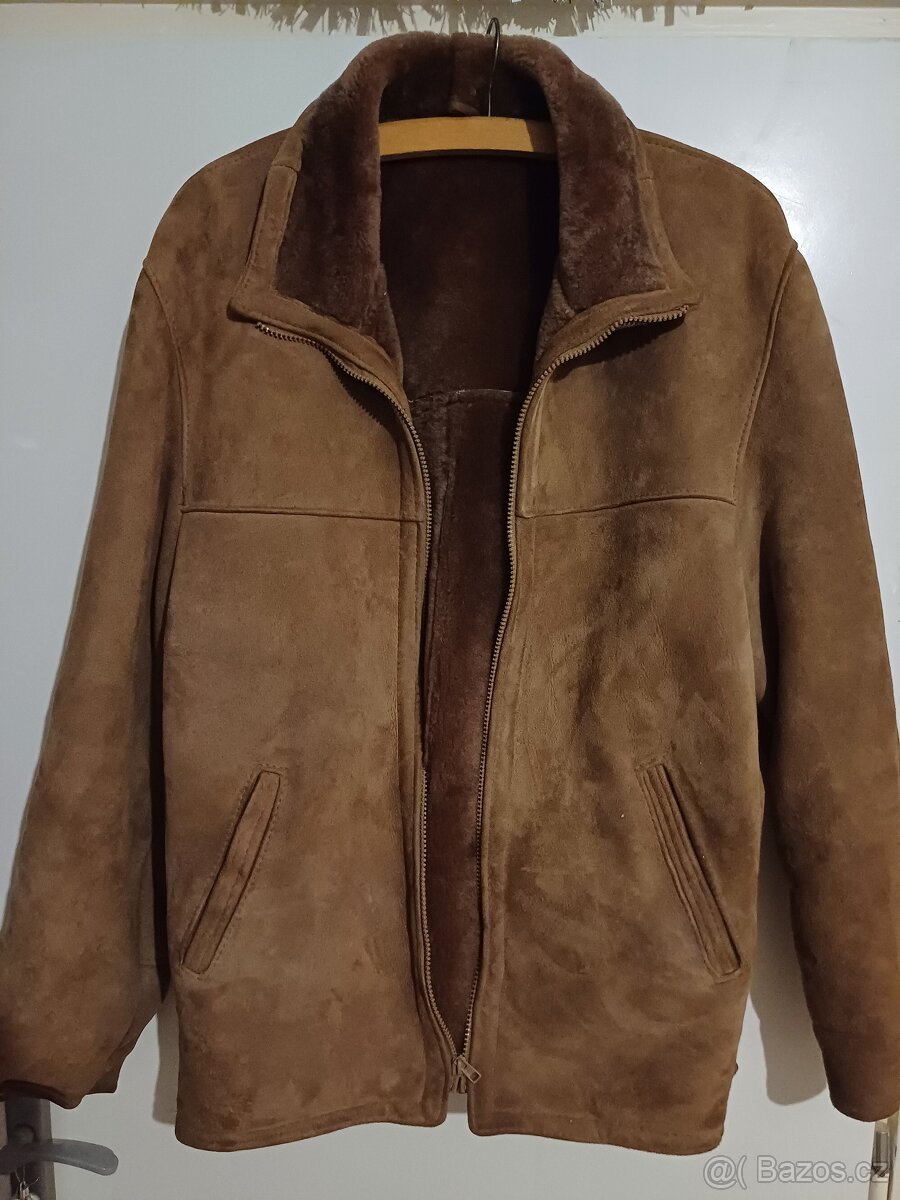 Kožená pánská bunda