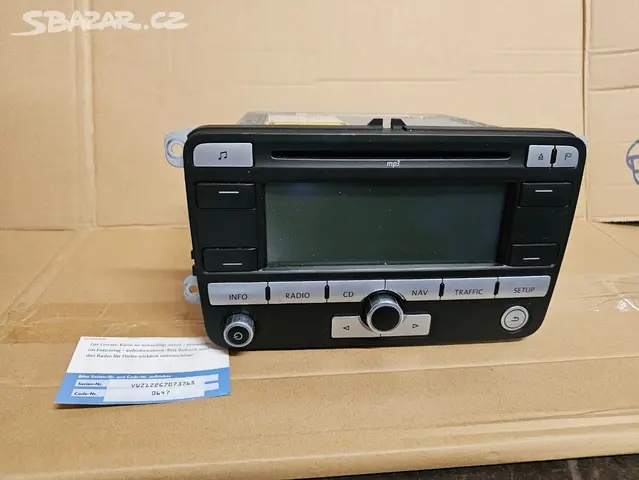 Autorádio rádio VW Volkswagen