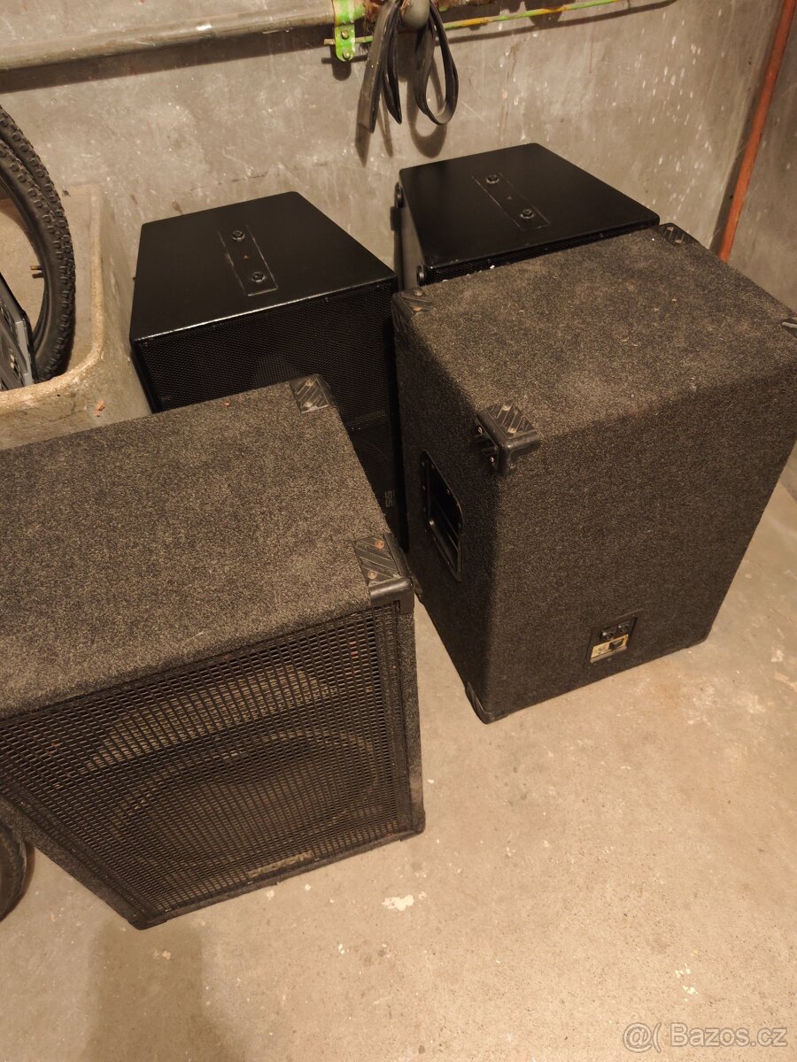 2x repro Děčín a 2x repro Suicidal Sound,zesilovač Behringer