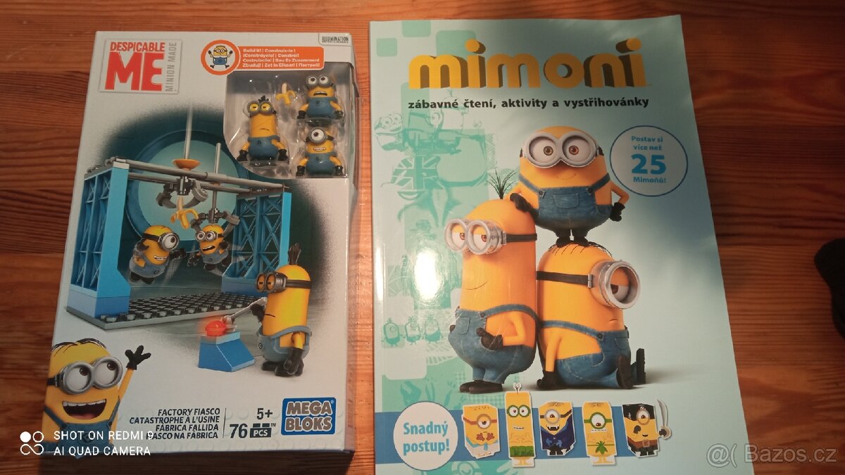 Mimoni - vystřihovánky + mini lego