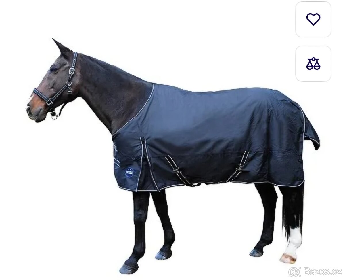 Deky na koně - pláštěnky, termodeky