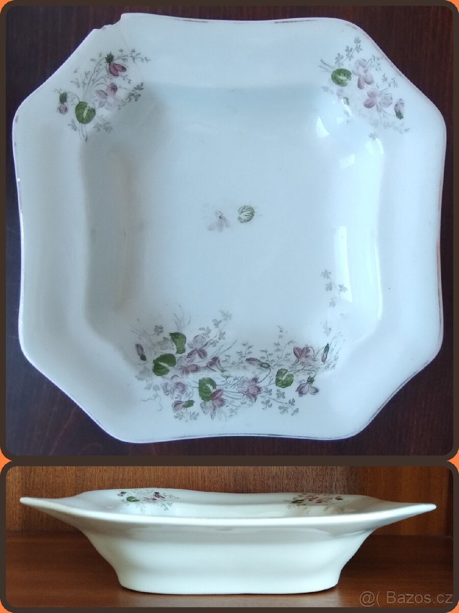 Antik mísa porcelánová