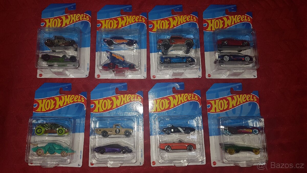 Hot wheels autíčka 16 ks - nehrané , nerozbalené