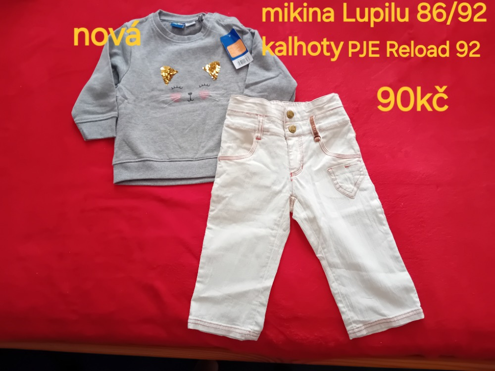 sety oblečení holka a kluk 92-104 více setů