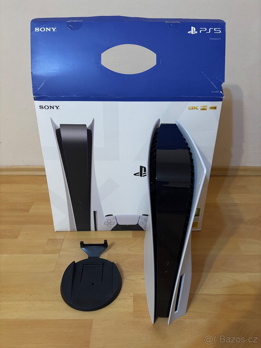 PS5 s mechanikou + hry a ovladače