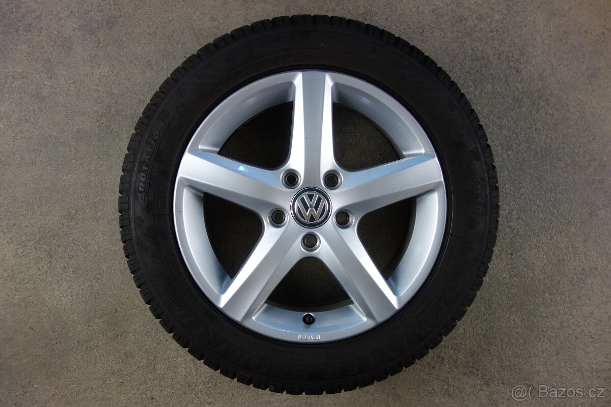 VW Touran, Golf 7, Jetta, alu Aspen 5x112 205/55/16 zimní