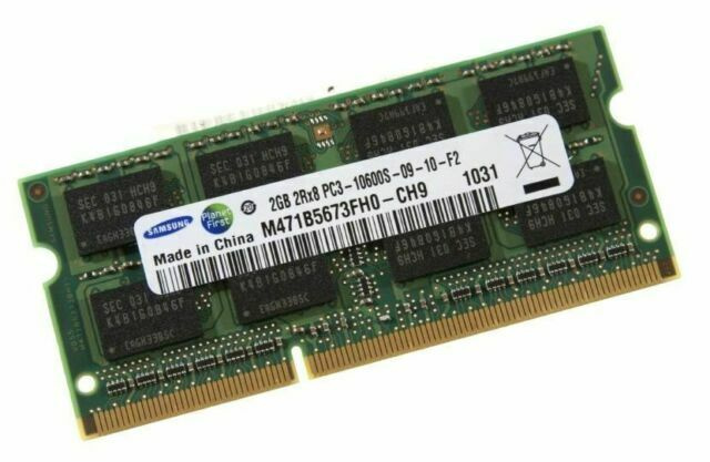 2GB RAM SAMSUNG, DDR3 SODIMM, 1333MHz