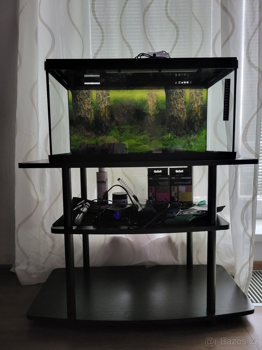 Akvárium 54 l , set s příslušenstvím