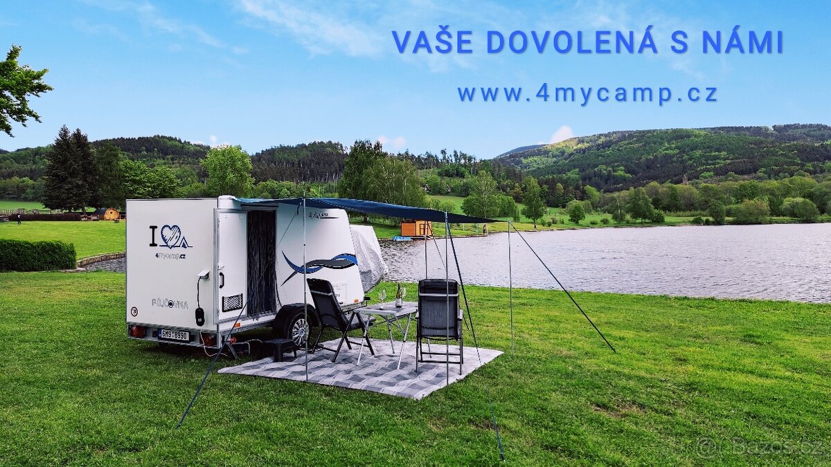 PŮJČOVNA MINI KARAVANŮ – AKCE LÉTO vyzvednutí 1.den za 200,-