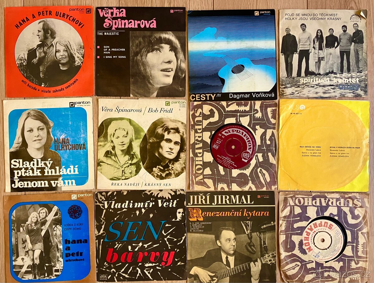 SP desky, folk, pop
