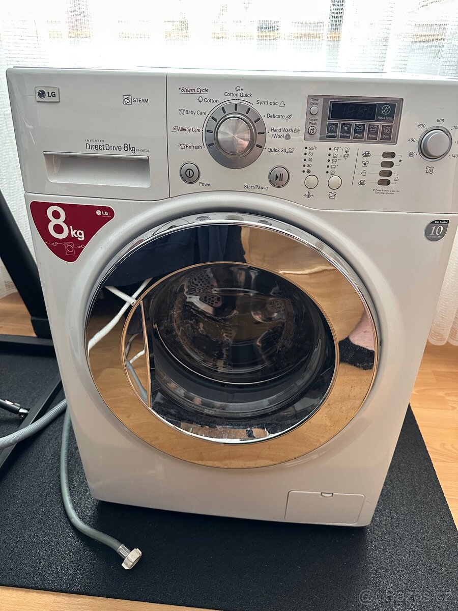 Parní pračka LG F1409TDS 8kg