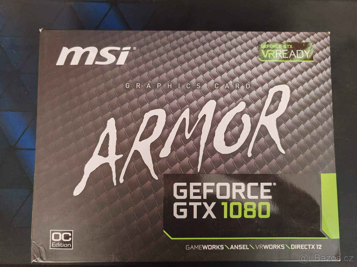 MSI GTX 1080 8GB Armor, Morpheus 2