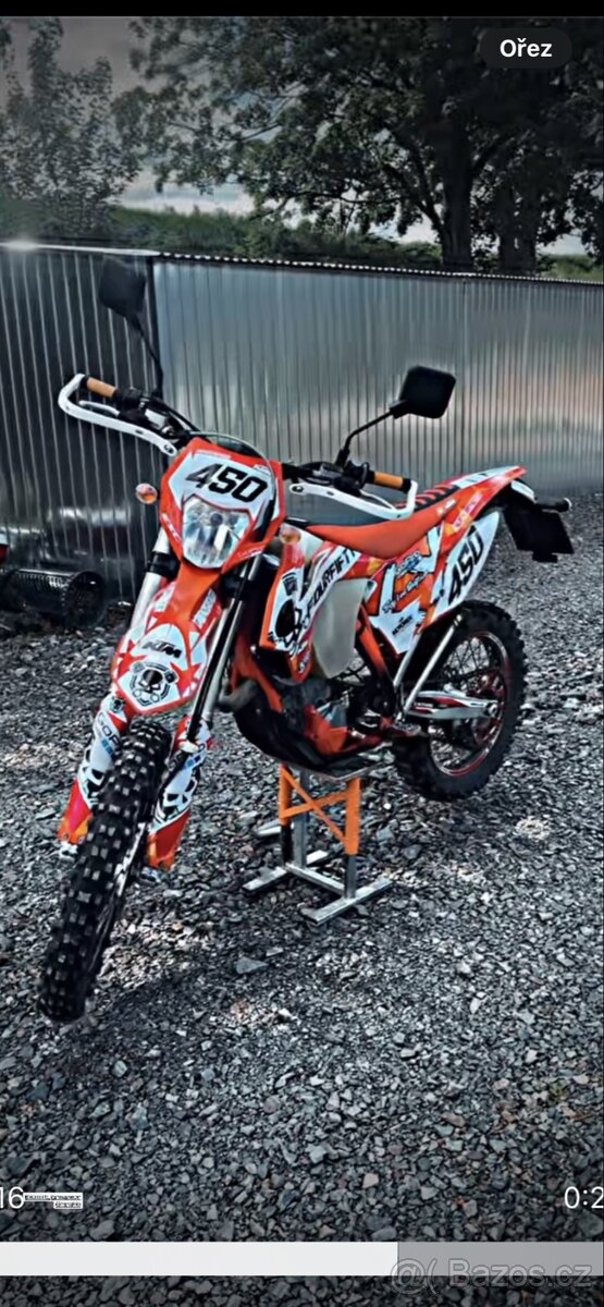 Ktm exc 450 ccm 2016