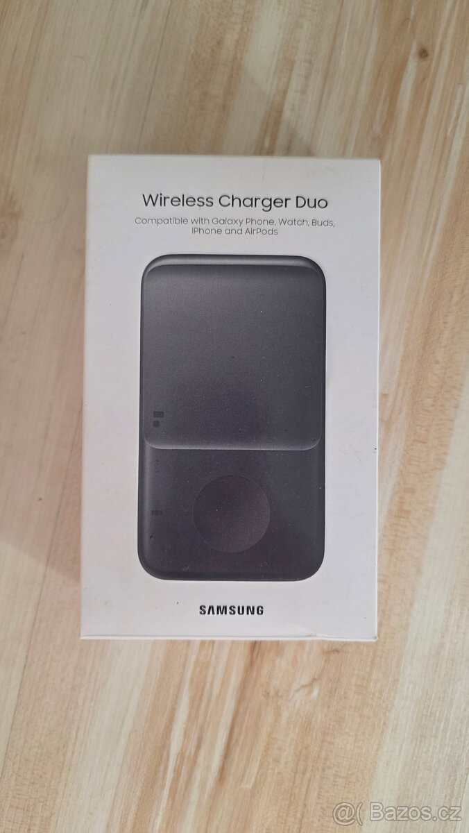 Samsung Duo Pad bezdrátová nabíječka černá