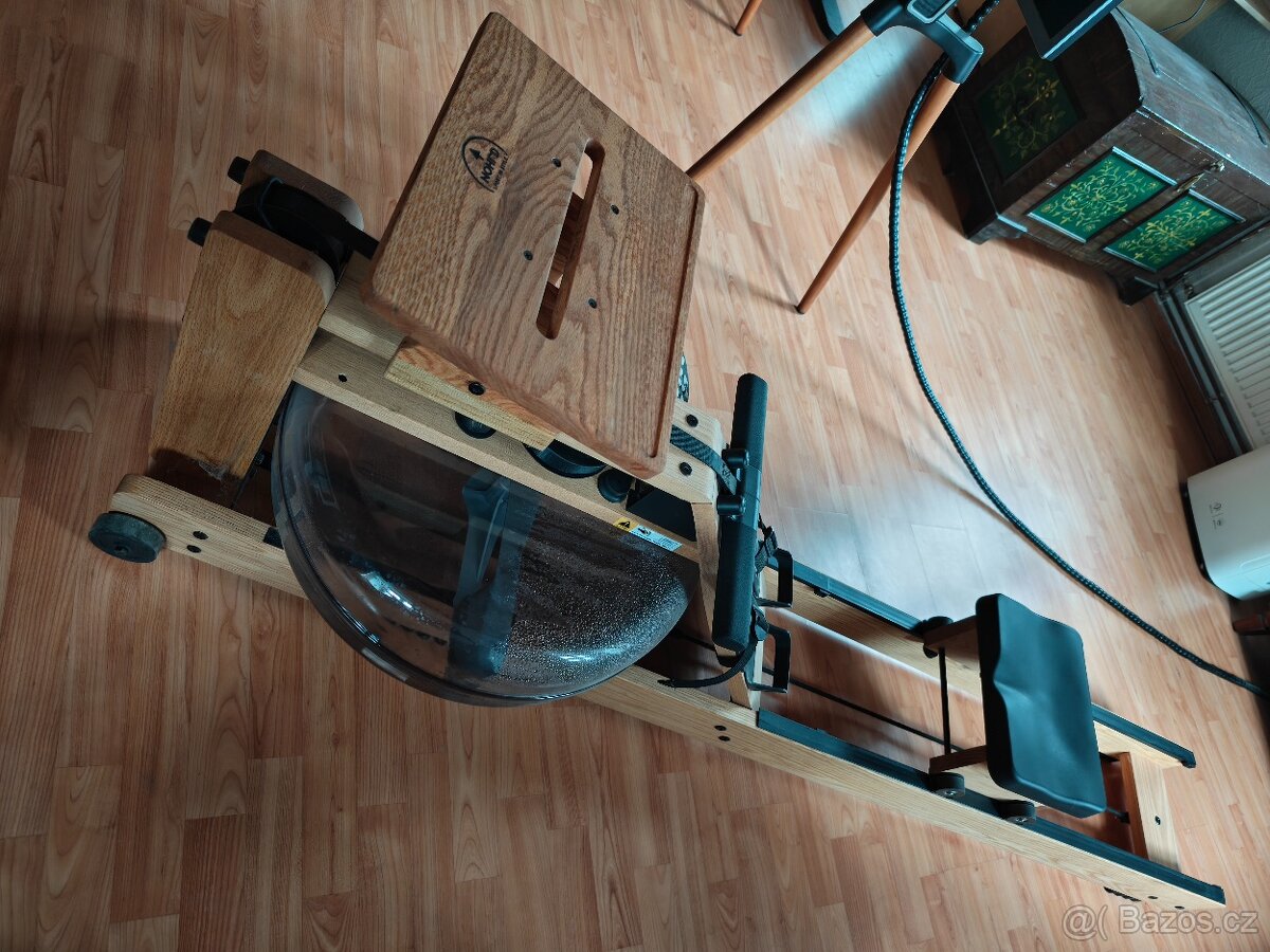Veslarsky trenazer WaterRower S4 Oak + prislusenstvi a extra