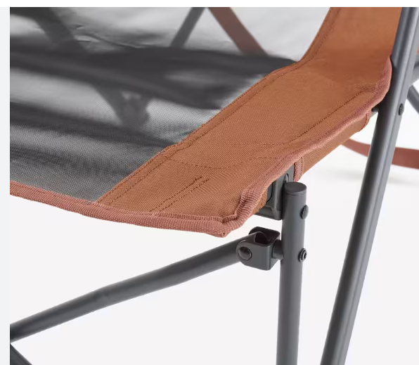 2x Camping síťovina křeslo židle skládací decatlon