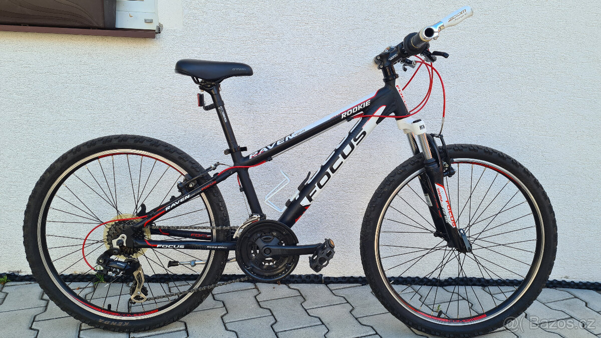 Dětské kolo Focus Raven Rookie 24, odpružená vidlice