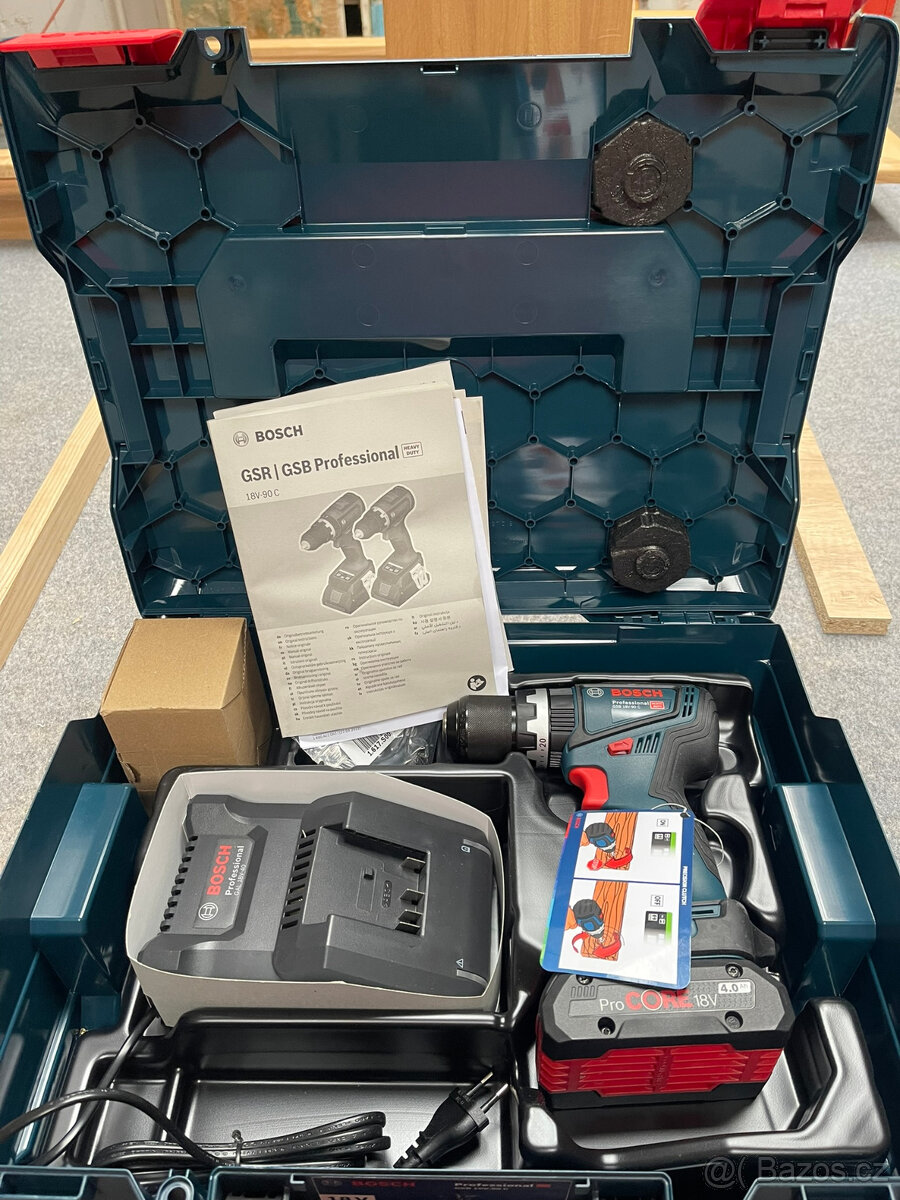 Bosch aku kombinovaný šroubovák GSB 18V-90 C