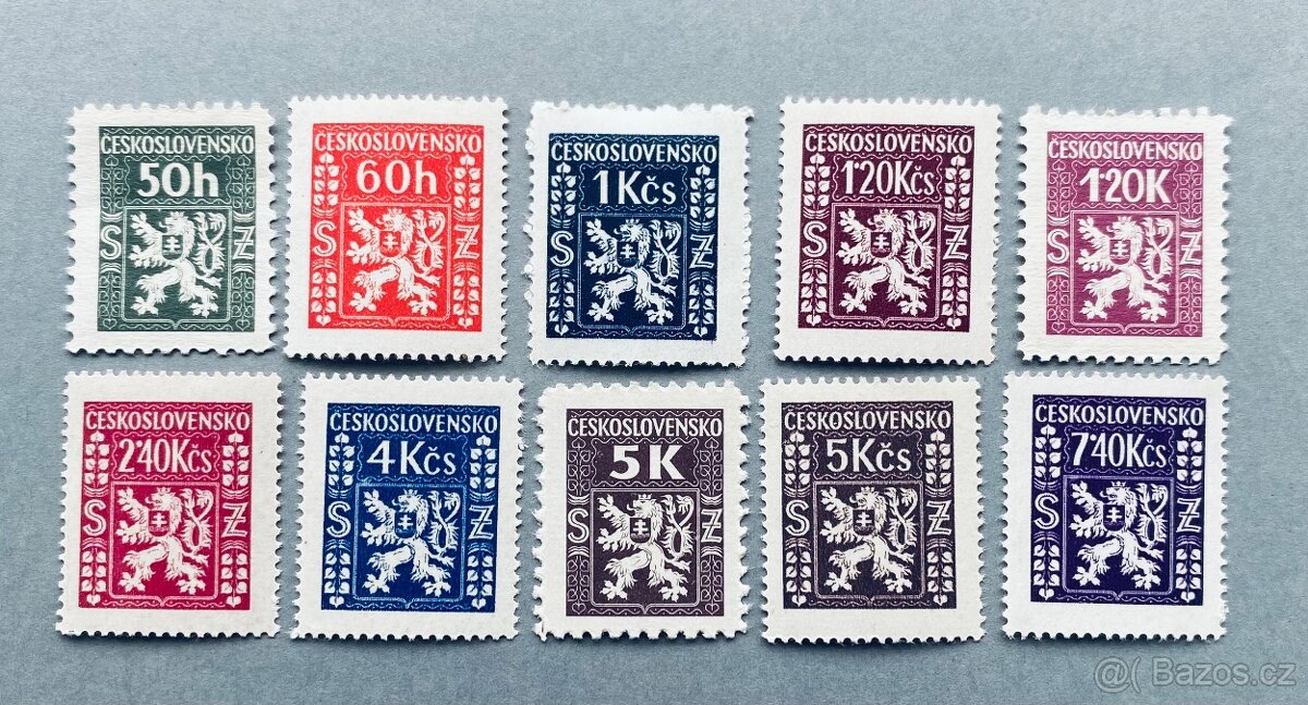 Poštovní známky ČSR