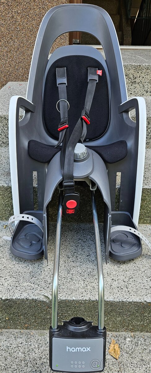 Cyklosedačka HAMAX - dětská, uzamykatelná