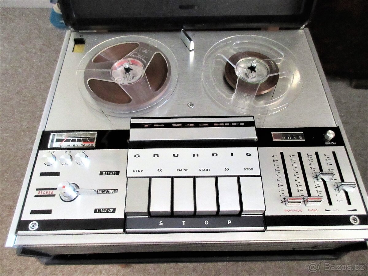 Magnetofon Grundig TK 242 HI-FI - super stav