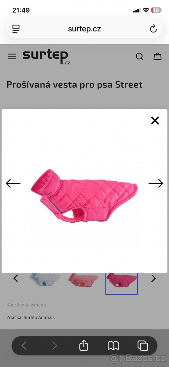 zimní vesta Surtep Animals Street