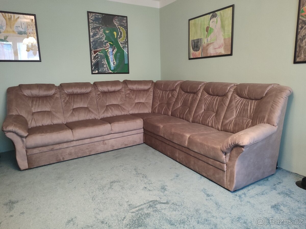 Rohová sedačka - nová