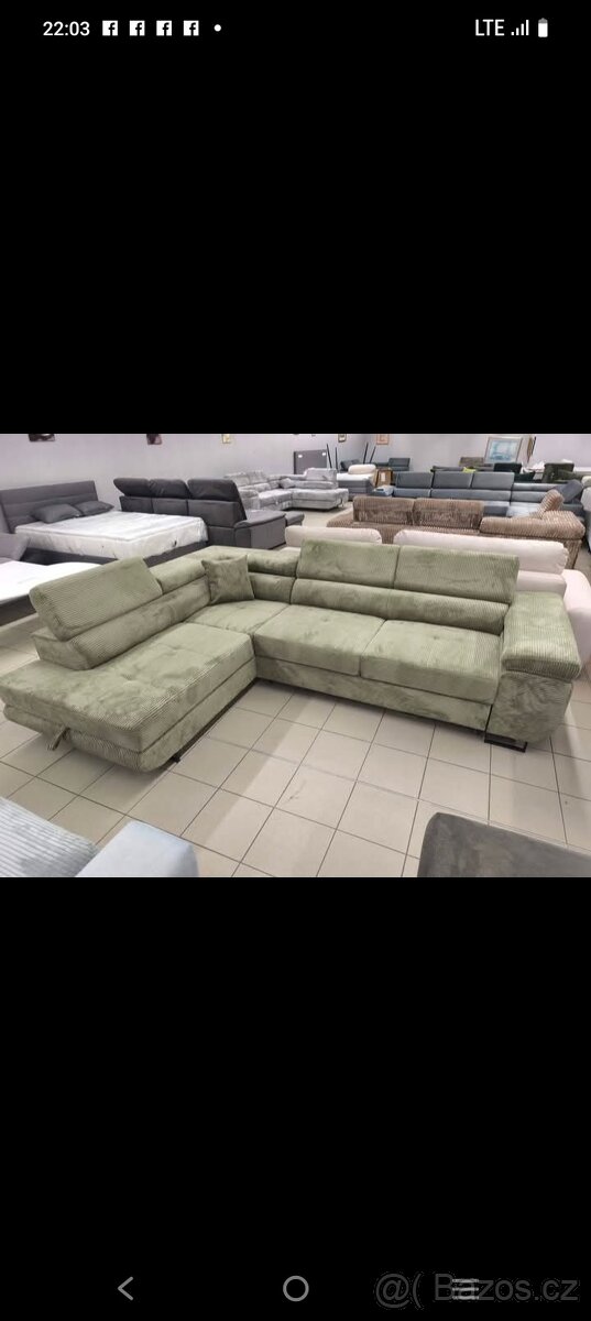 Rozkládací sedací souprava